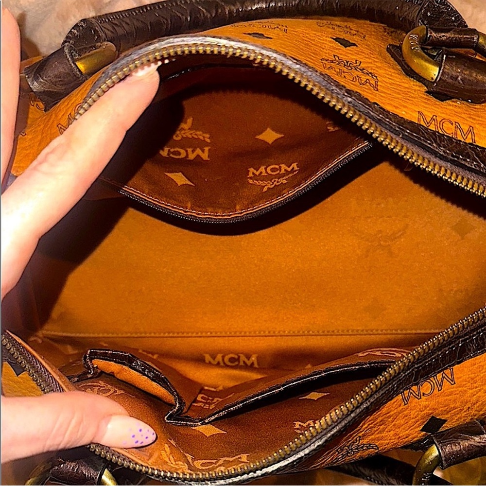 MCM Croc Leather Made In Germany Handbag. ZERO callouts - Picture 10 of 15